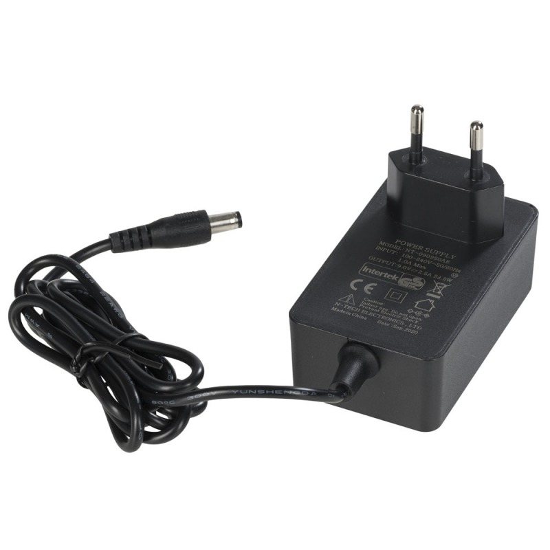 Quadralite 9V 2,5A Thea LED AC adapter